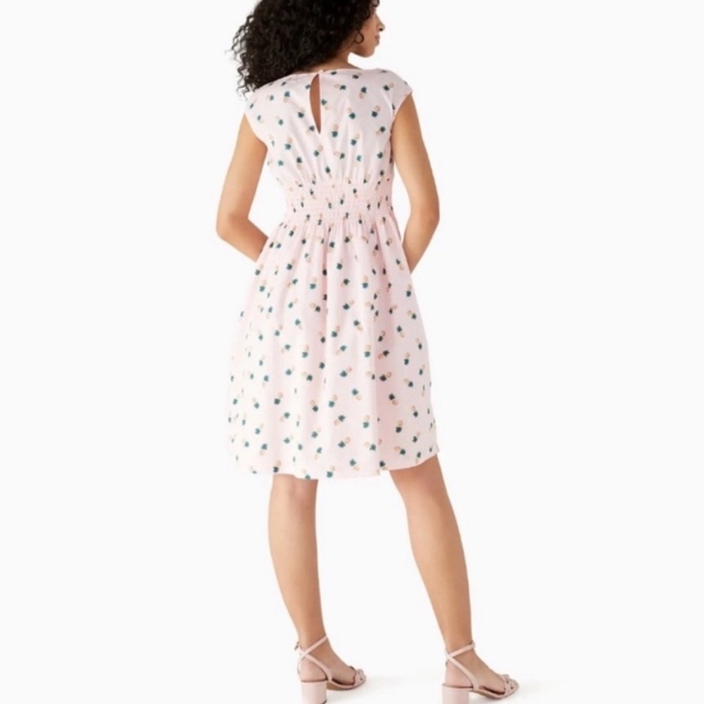 Kate Spade Blaire Pink Pineapple Print Dress - Picture 2 of 9